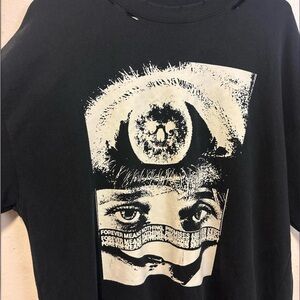 Vintage Black Graphic Men's Shirt